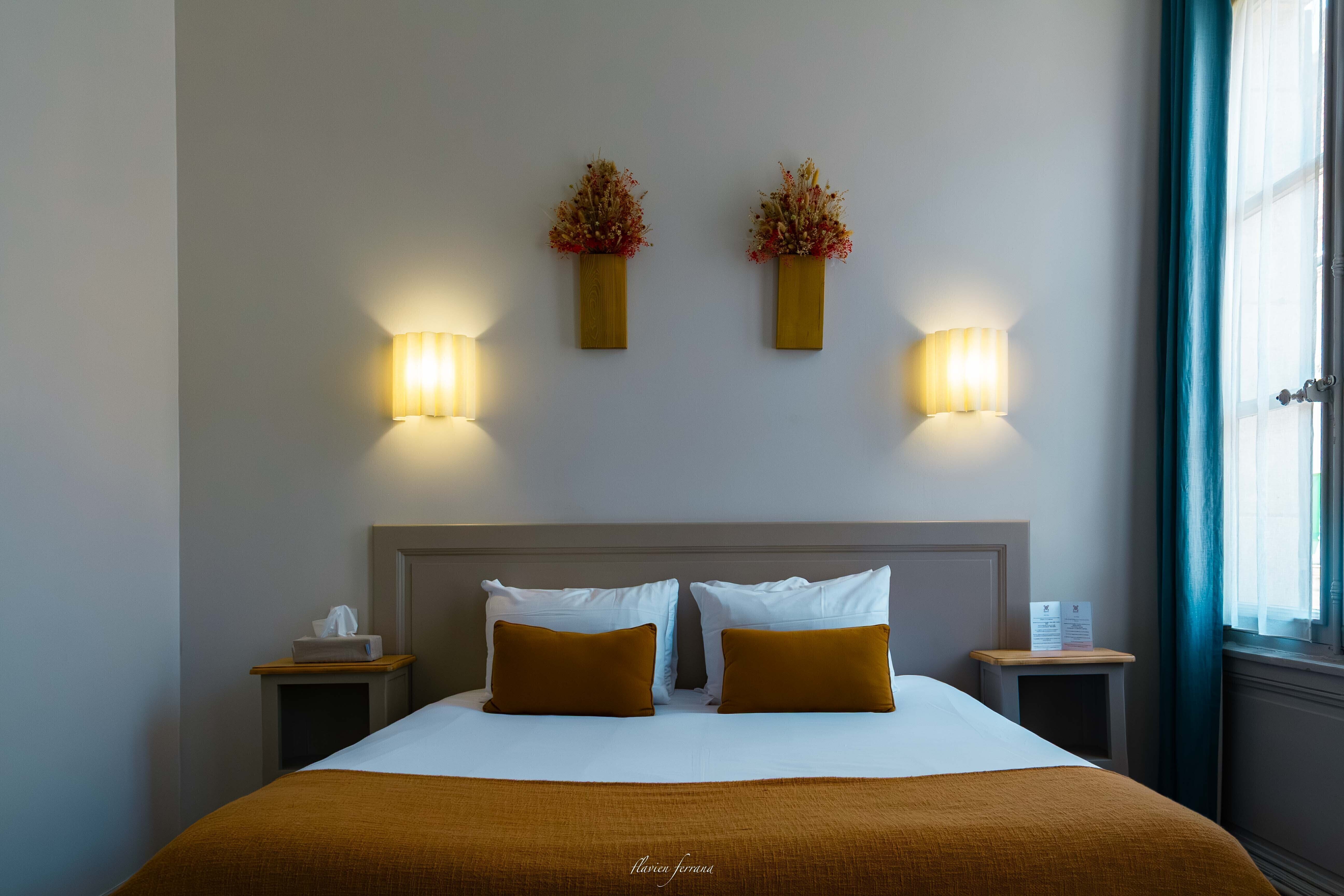 Chambre double Confort de l’Hôtel de Biencourt